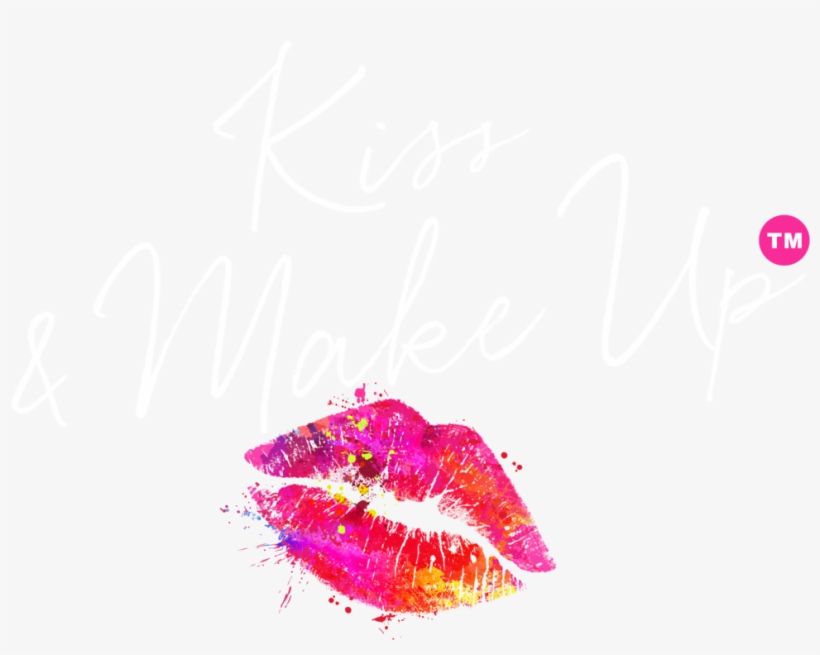 Kissandmakeup Logo New White - Kiss And Make Up Png, transparent png download