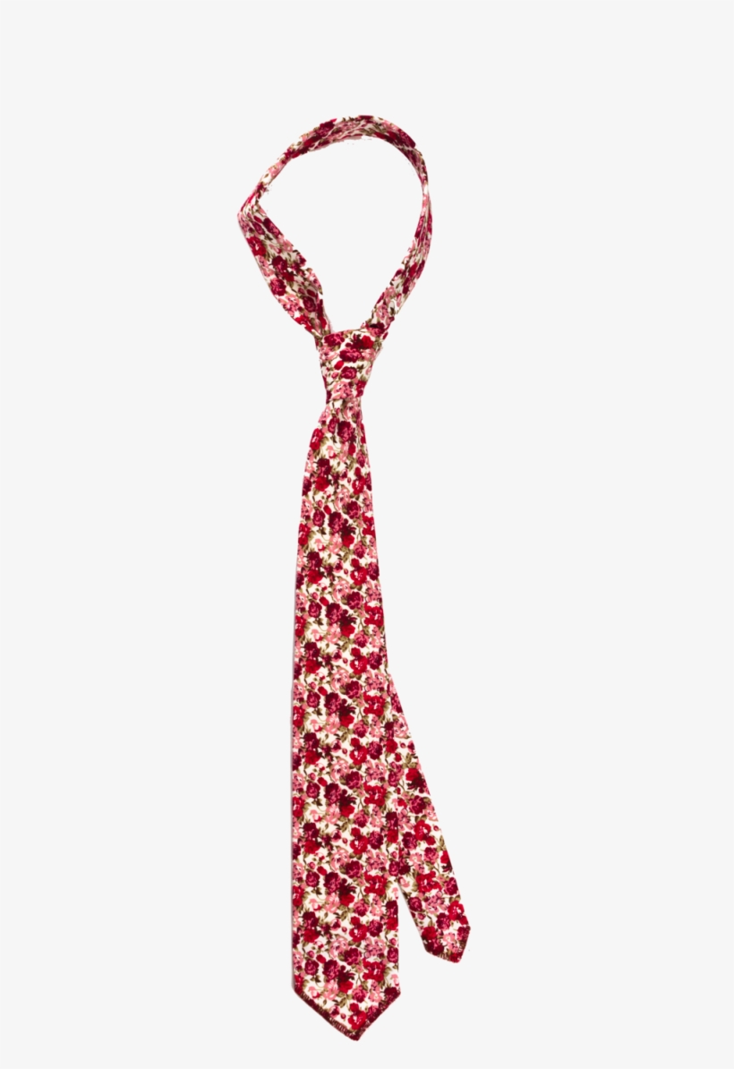 Floral Tie Red 009, transparent png download