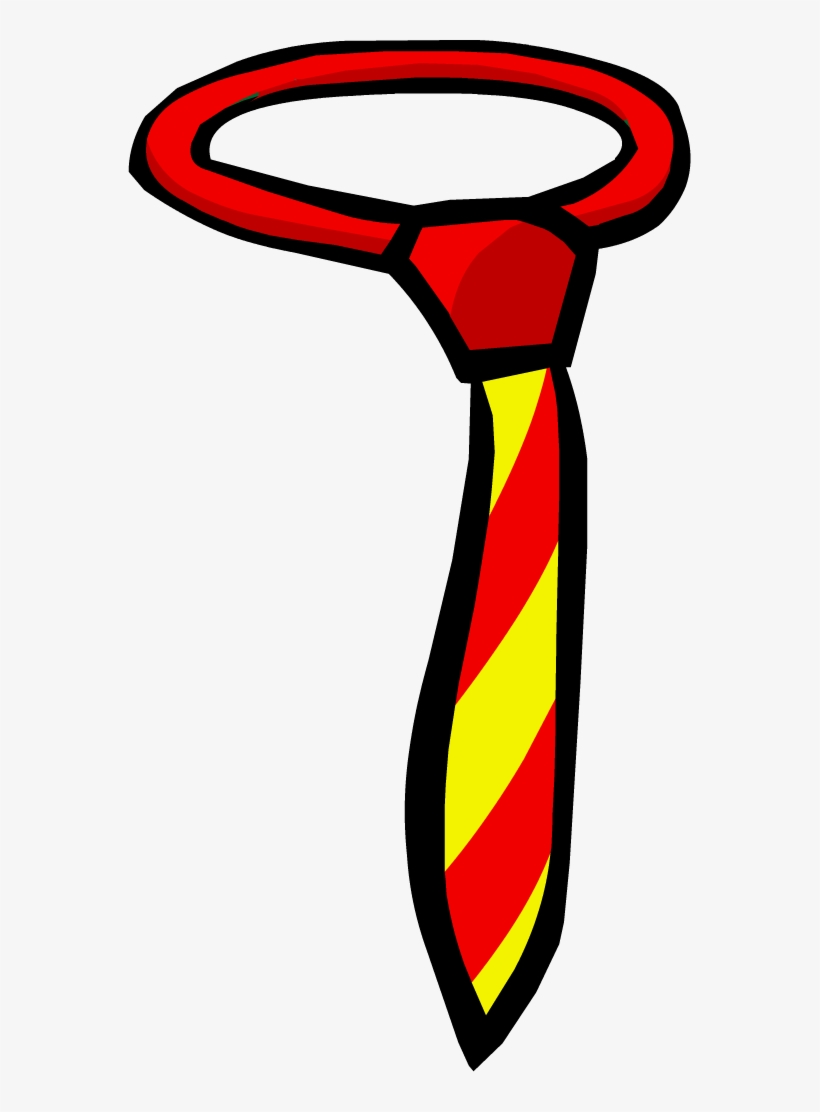 Striped Tie - Club Penguin Striped Tie, transparent png download
