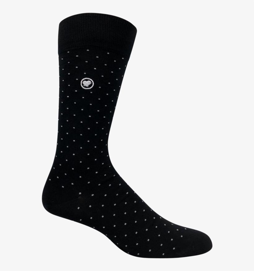 Polka Dots Dress Socks For Men - Sock, transparent png download