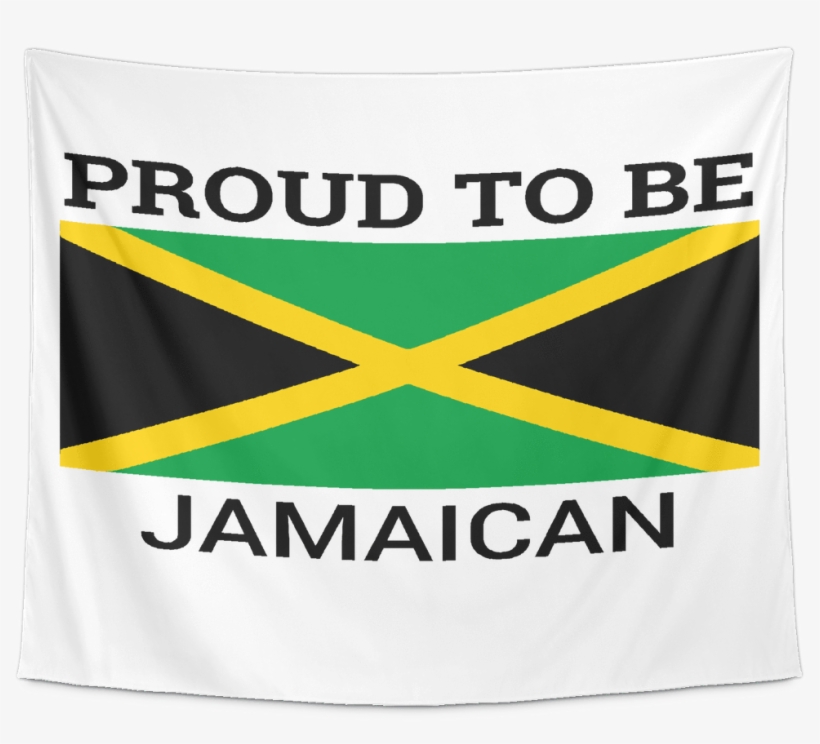 Proud To Be Jamaican Tapestries - Flag, transparent png download