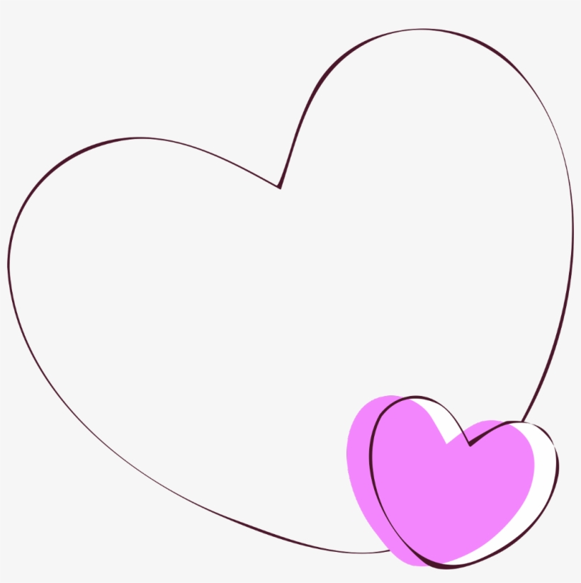 #heart #frame #love #freetoedit - Heart, transparent png download