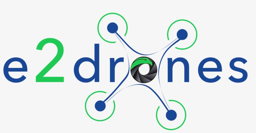 E2 Drones Logo - Graphic Design, transparent png download