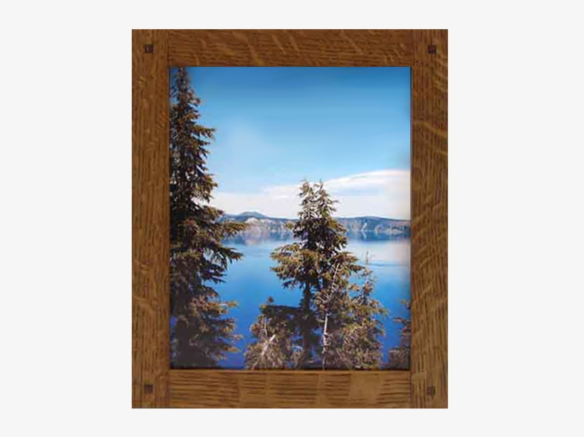 Narrow Lap Joined Wood Picture Frame - Picture Frame, transparent png download