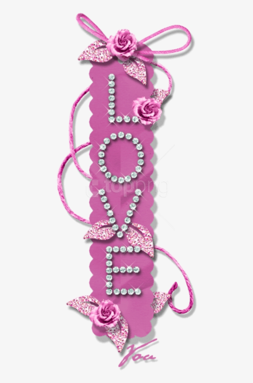 Free Png Download Pink Diamond Love Decor Png Images - Love Diamond Pink, transparent png download