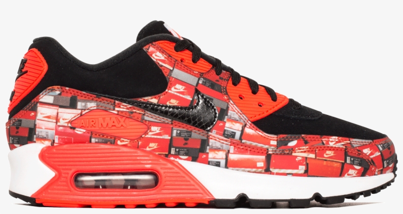 Air Max 90 Print Aq0926-001 - Sneakers, transparent png download