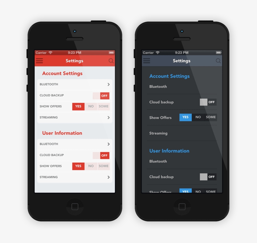 Flat Design Settings Iphone - Iphone, transparent png download