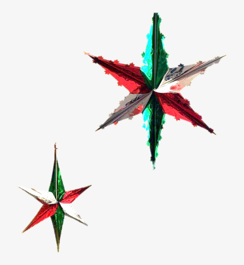 Estrella Tricolor Metalica - Illustration, transparent png download