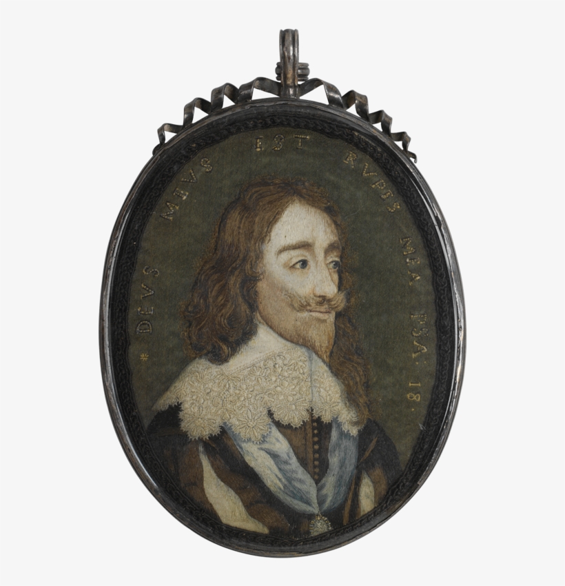 Embroidered Miniature Of King Charles I Ca - Charles, transparent png download