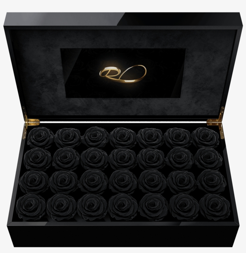 Luxury Lcd Display Flower Box Royal With 28 Preserved - Box, transparent png download