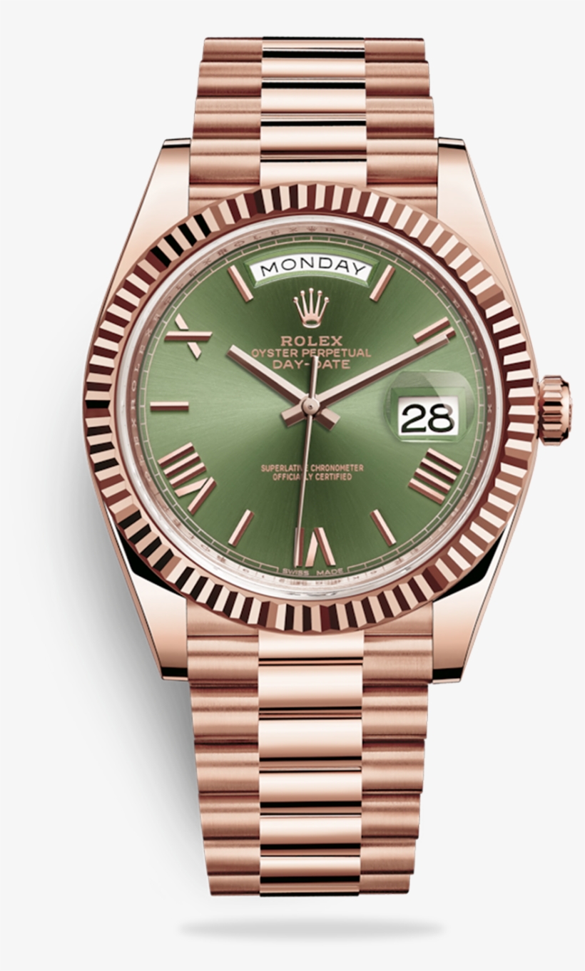 Rolex Day-date - Green Rolex Day Date 36, transparent png download