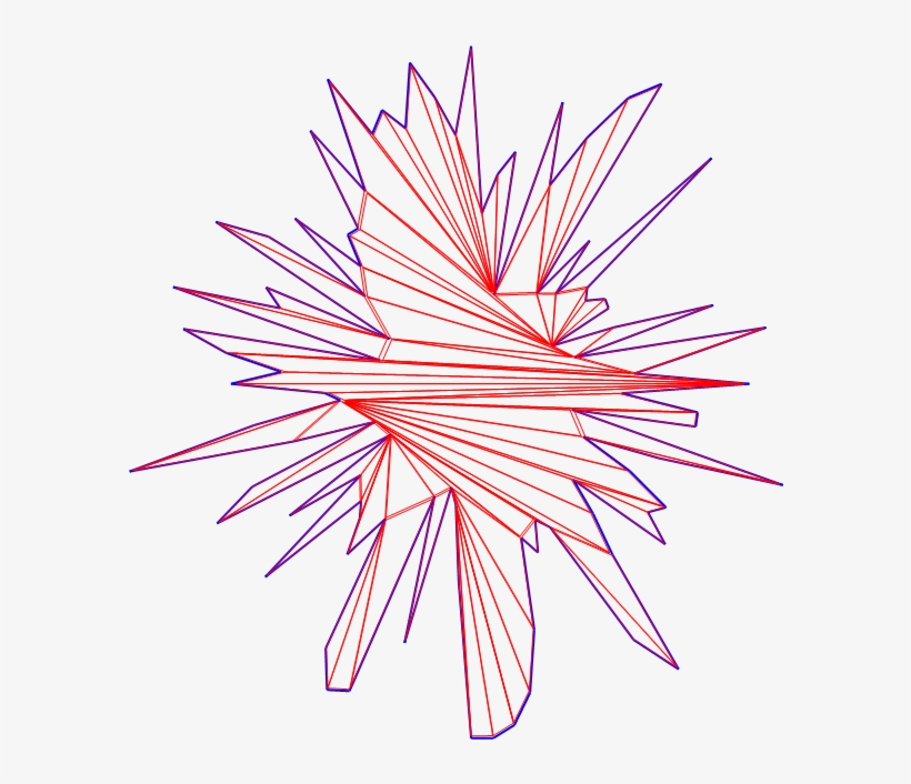 C Wykobi Computational Geometry Library Polygon Triangulation - Illustration, transparent png download