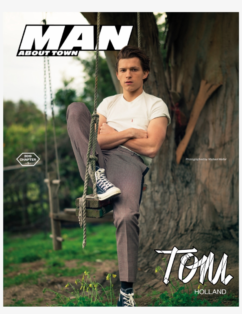 ***pre-order*** Tom Holland Covers Man About Town - Album Cover, transparent png download