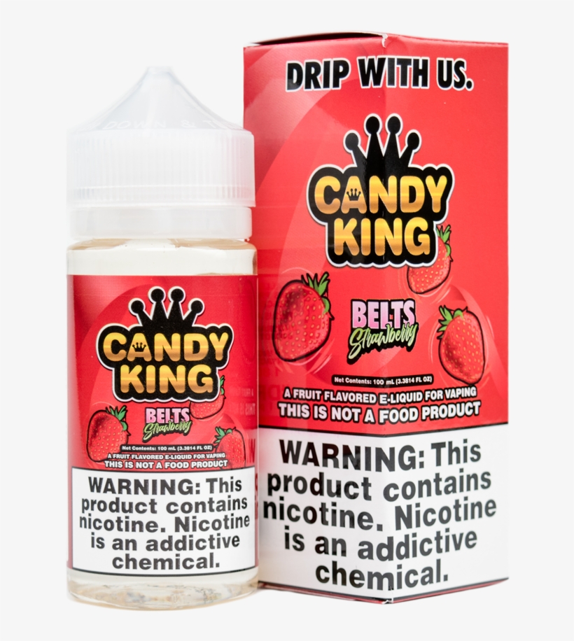 Amsterdam Smoke And Vape Store - Candy King On Salt Strawberry Belts, transparent png download