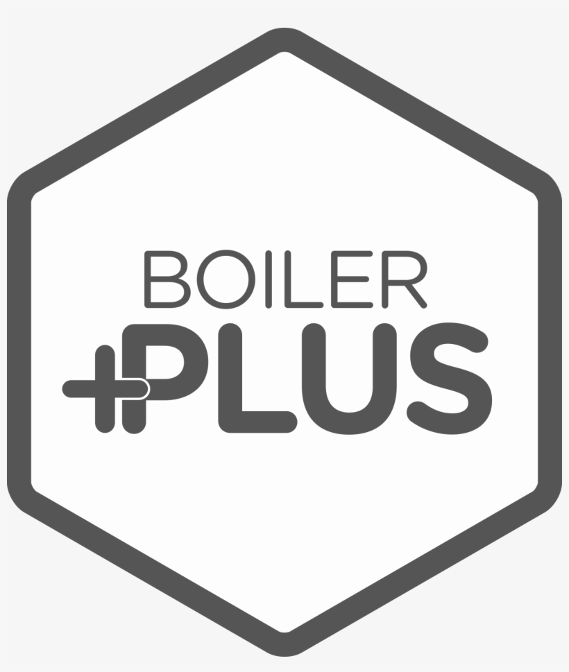 Boiler Plus Icon - Sign, transparent png download