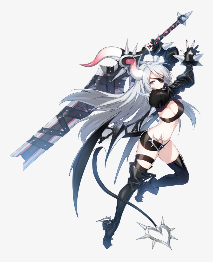 Absurdres Boots Bracelet Breasts Demon Girl Demon Tail - Closers Succubus, transparent png download