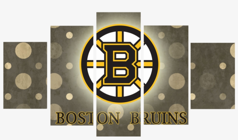 Hockey Logo 5 Piece Canvas - Boston Bruins, transparent png download