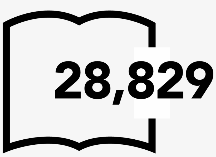 Total Number Of Unique Word Forms In All Of Shakespeare's - Number, transparent png download