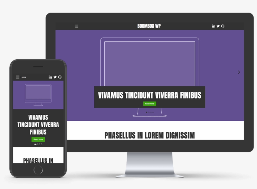 Boombox Wordpress Theme - Gadget, transparent png download