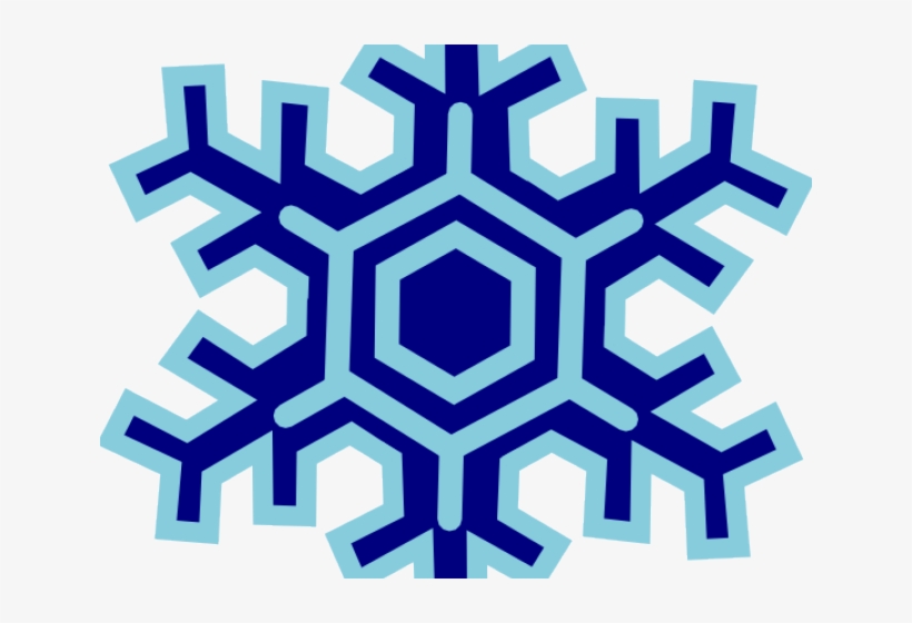 Snowflake Clipart Picture Frame - Snowflake Clip Art, transparent png download