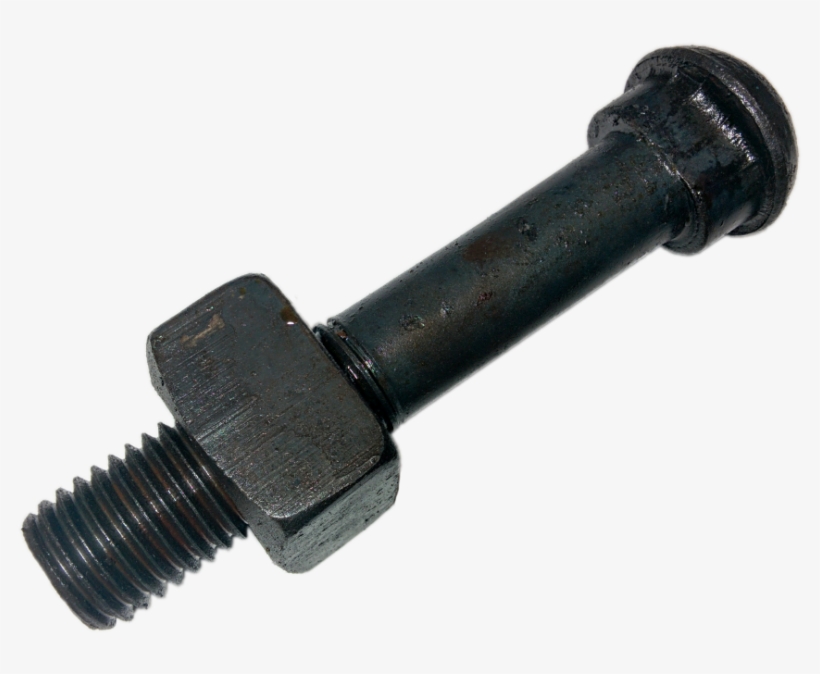 Button Head Oval Neck Rail Track Bolt Square Nut 1" - Track Bolts, transparent png download