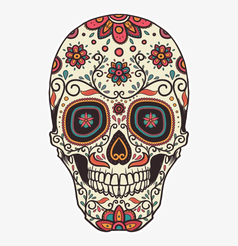 Digital Arts ©2016 By Arvin Nugraha - - Day Of The Dead Skull, transparent png download