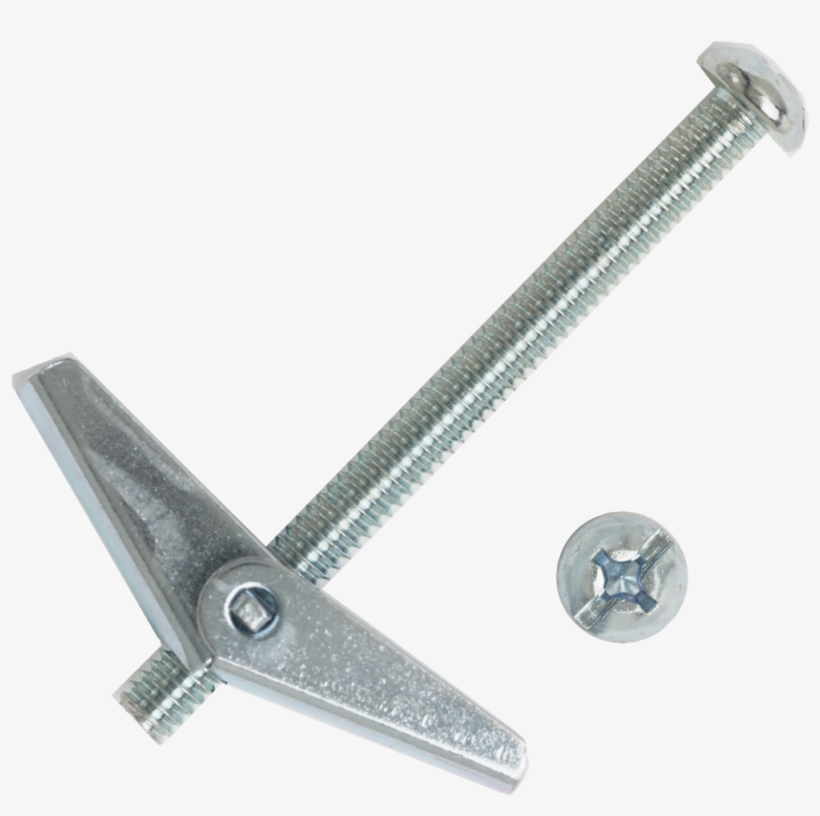 3/16"x4" Lilly Fasteners Toggle Bolt Round Head - Peco Fasteners 5243j 5243j Toggle Bolt 1/4-20 X 4 Inch, transparent png download