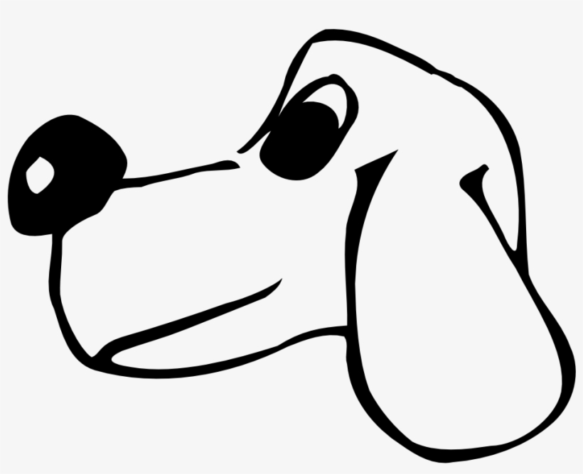 Dog Head - Cartoon Dog Head, transparent png download