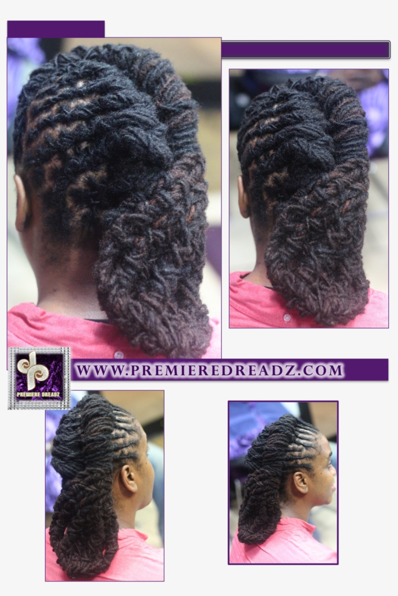Dreadlock Styles For Women / Premiere Dreadz - Lace Wig, transparent png download