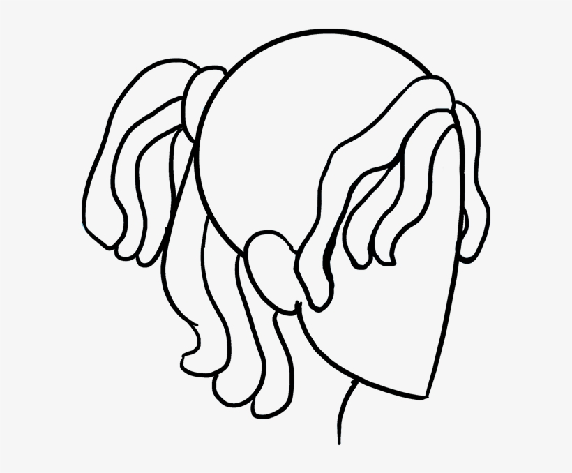 How To Draw Dreadlocks - Drawing, transparent png download