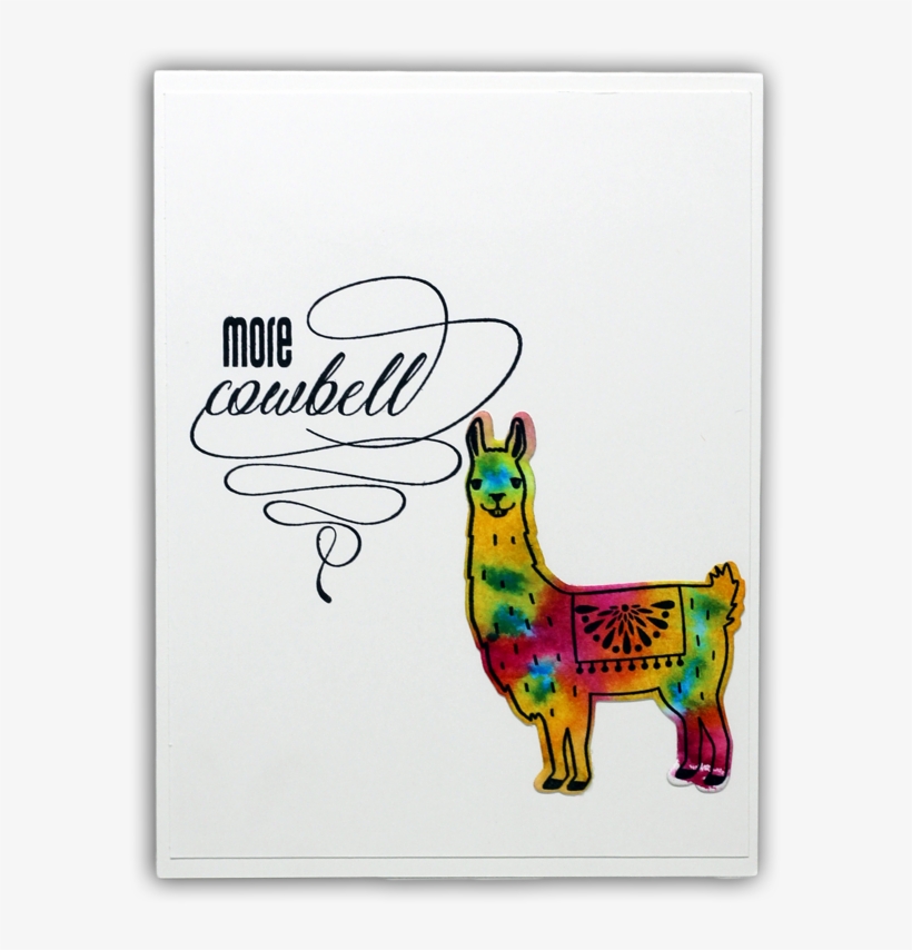 Tie Dyed Llamas By Understand Blue - Portable Network Graphics, transparent png download