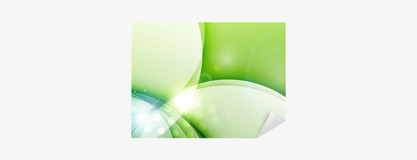 Vinilo Pixerstick Olas Elegantes De Colores Con Destellos - Graphic Design, transparent png download