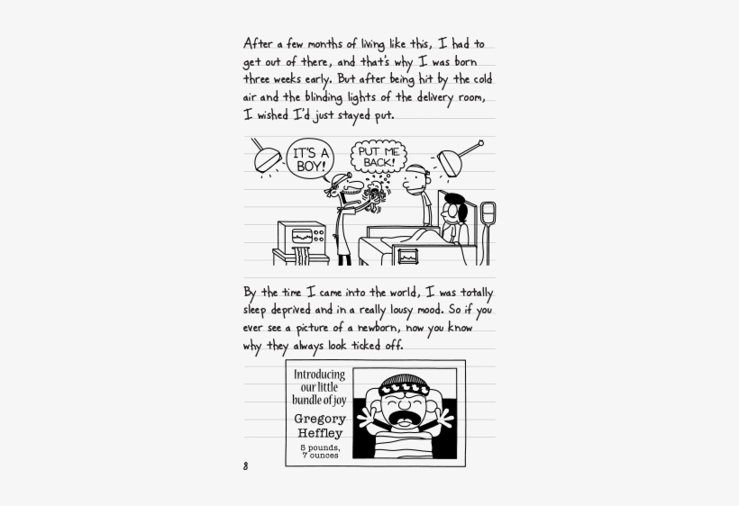 Wimpy7 Firstday-8 - Diary Of A Wimpy Kid, transparent png download