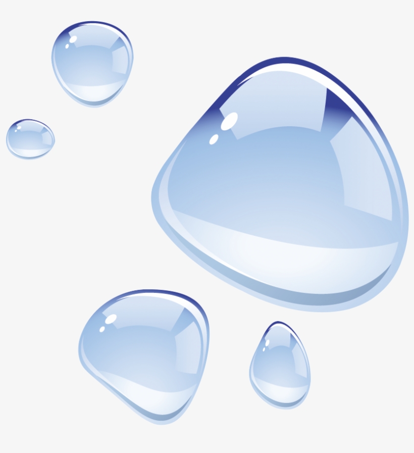 Drop Water Clip Art Drops Icon Transprent - Clip Art, transparent png download