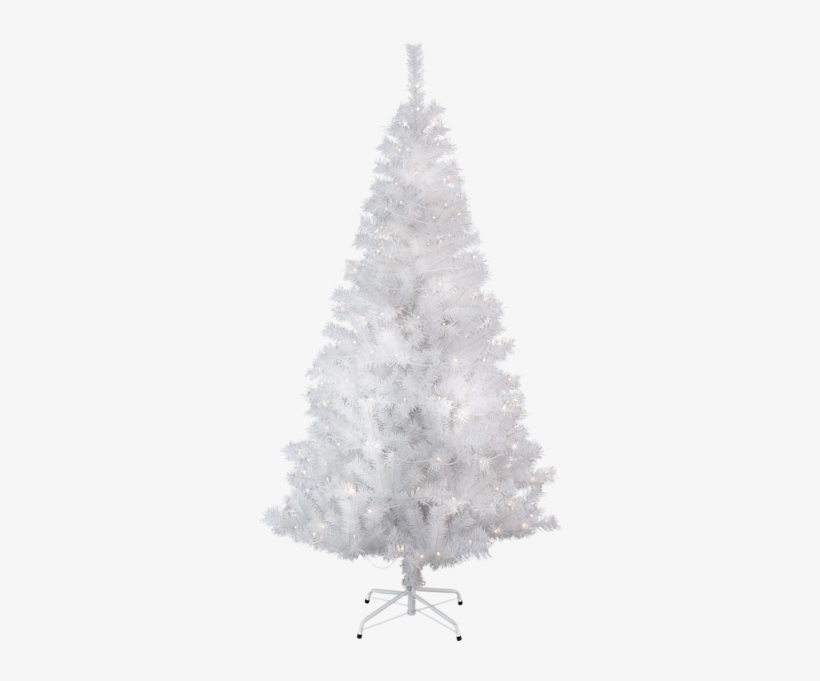 Christmas Tree W Led Kalix - Kalix Julgran Vit Led 195cm - Star Trading, transparent png download