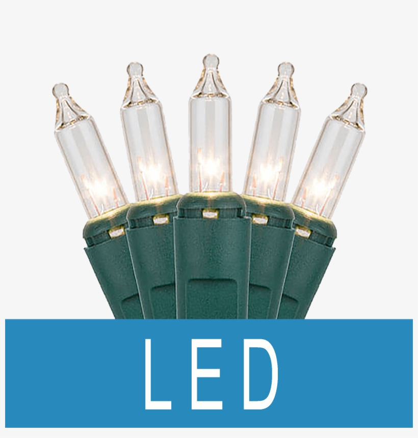 Led Mini Lights - Wintergreen Lighting 15183 17.5' Long Indoor Standard, transparent png download
