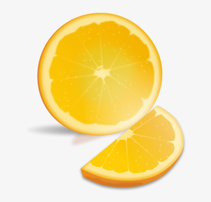 Free Vector Orange Slice - Orange Slice Clipart Transparent, transparent png download