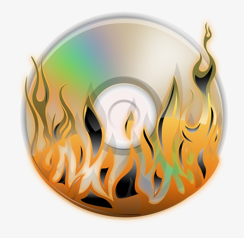 You Managed A Store Containing Thousands Of Counterfeit - Cd Fire Png, transparent png download