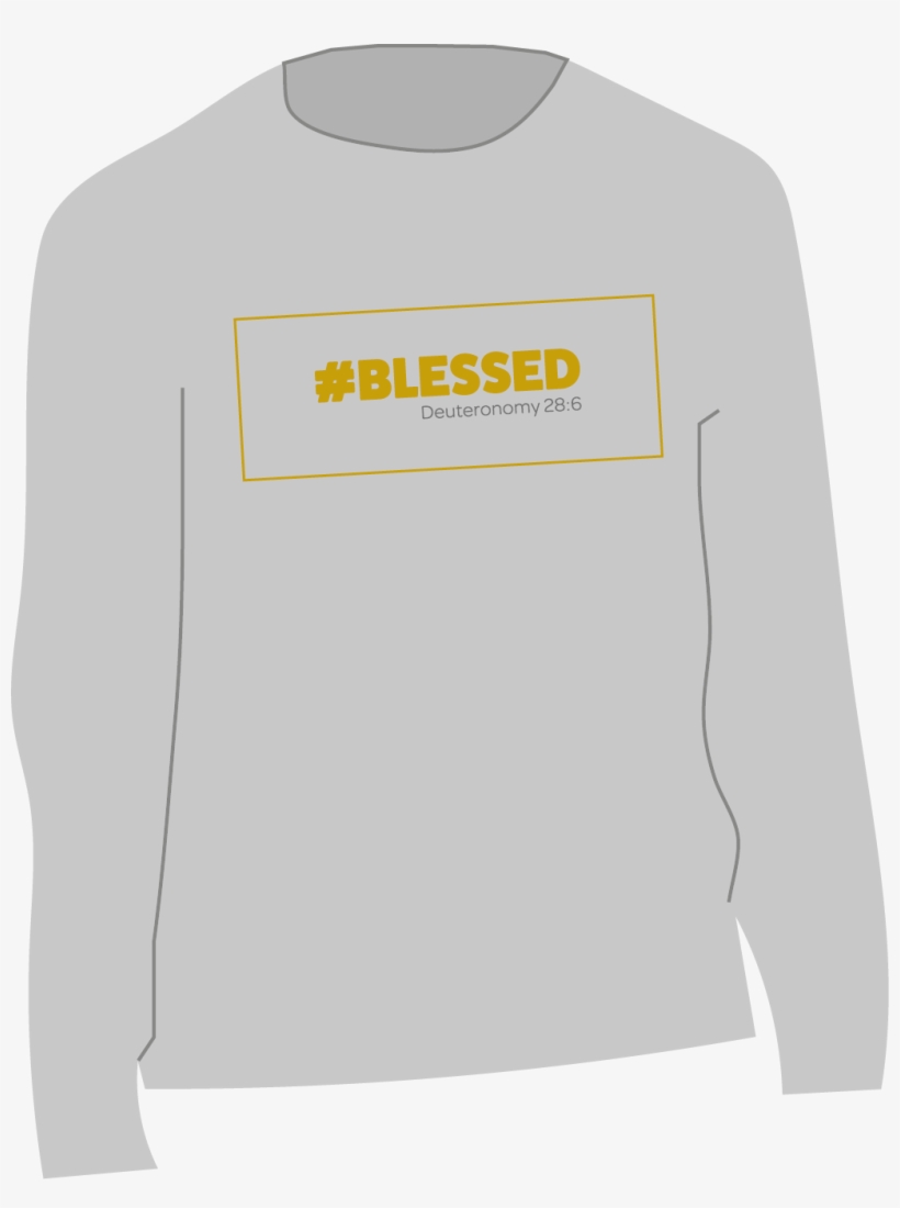 Blessed Sweatshirt - Printing, transparent png download