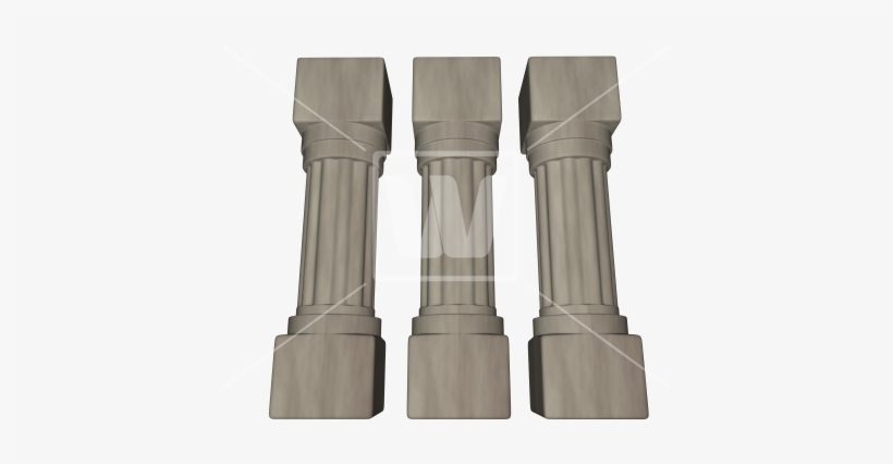 3d Columns - Baluster, transparent png download