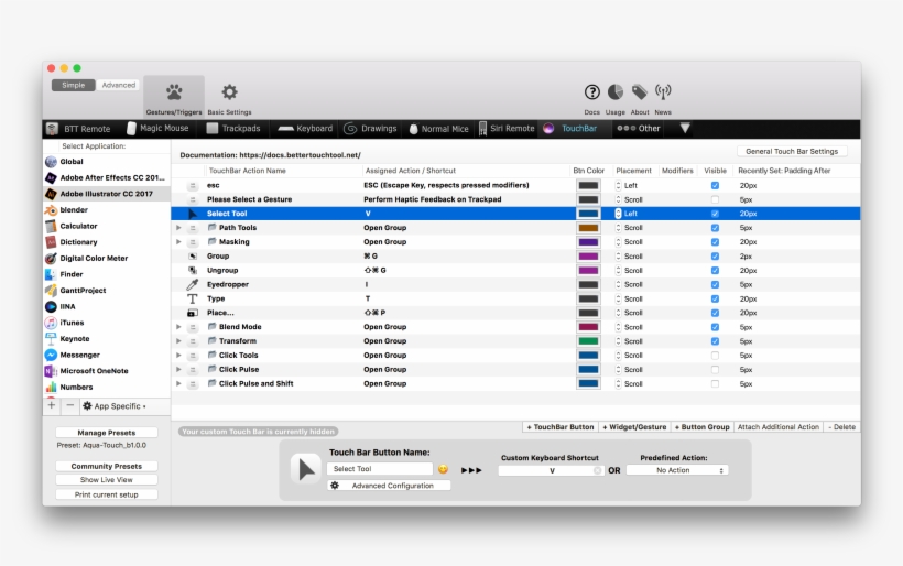 Editable Columns 609 Kb - Better Touch Tool Siri Remote, transparent png download