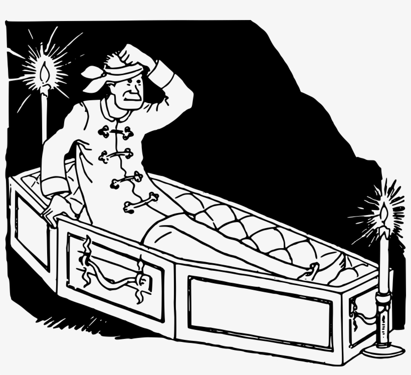This Free Icons Png Design Of Waking In A Coffin, transparent png download