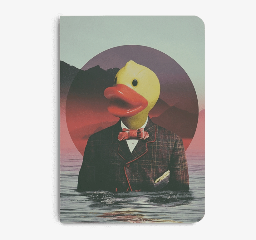 Dailyobjects Rubber Ducky Pill A5 Notebook Plain Buy - Fantasie- & Mischwesen Enten Pop Art Grußkarten, transparent png download