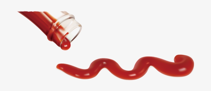 Ketchup Squirt Png - Ketchup Png, transparent png download