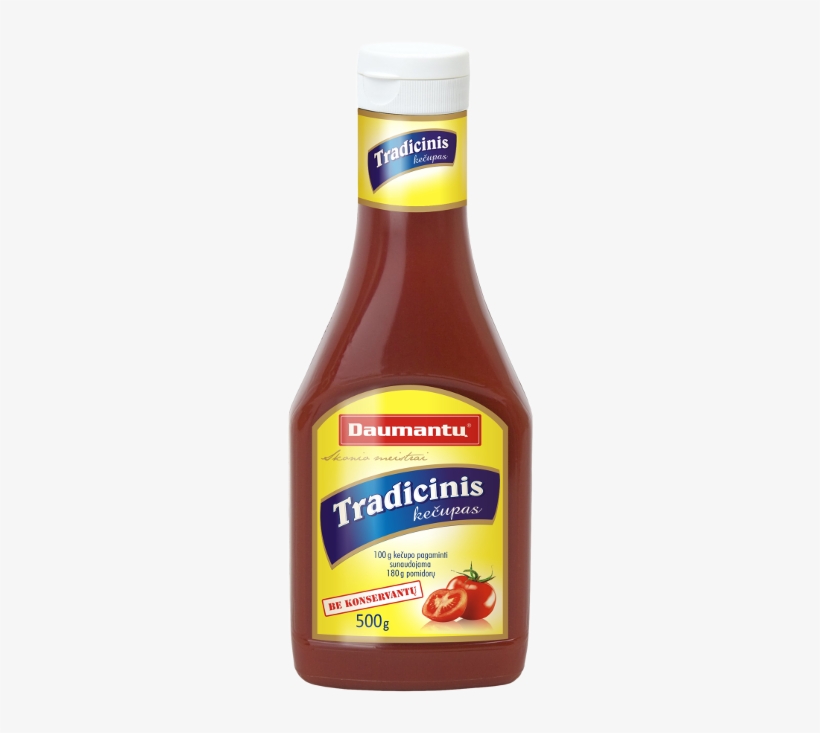 2daumantu Kecupas Tradicini 500g Web - Daumantu Kecupas, transparent png download