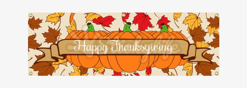 Thanksgiving Vinyl Banner - Vinyl Banners, transparent png download