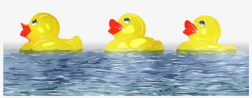 Ducks Clipart Blue - Watercolor Painting, transparent png download