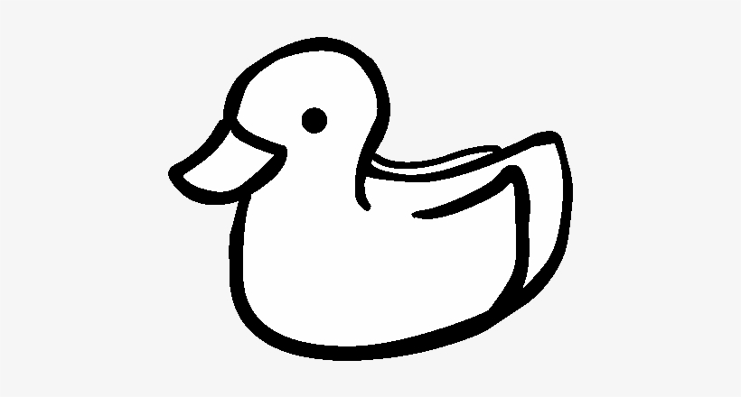 Rubber Duck Coloring Page - Patito De Goma Dibujo, transparent png download