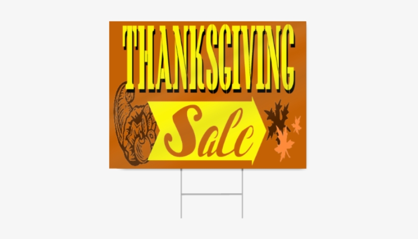 Thanksgiving Sale Sign - Thanksgiving, transparent png download