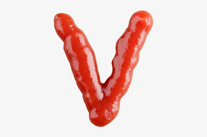 Freshketchup Font Letter V - Letter V With No Background, transparent png download